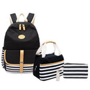 Teens School Bags,Student Canvas Bookbag,Durable Laptop Backpack Fits 16 In
