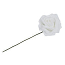 20pcs foam Real Touch Flowers Bouquets Rose Bridal Wedding Bouquet KC1 Whit