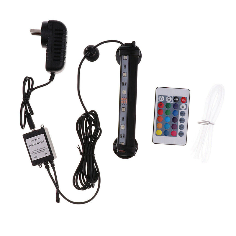 Submersible Light Multi Color Aquarium Light Fish Tank Light Lamp AU 16cm