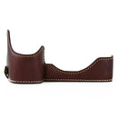 Bottom Opening Version Protective PU Leather Half Camera Case Bag for Sony  X3H4
