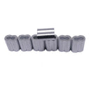 200PCS Aluminum Crimping Loop Sleeve for 1/16 Inch Diameter Wire Rope and Cable