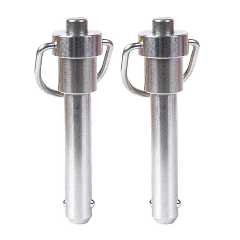 2 Pieces Push Pull Ball Lock Pins Ball Release Quick Ball Lock Pin 20mm