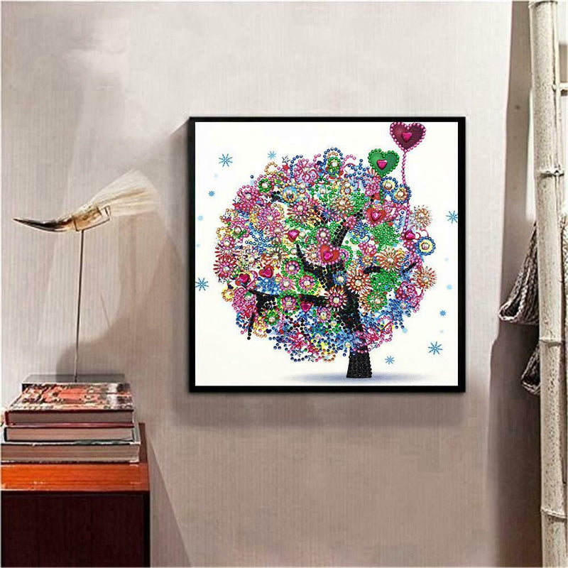 5D DIY Special Shaped Diamond Painting Tree Cross Stitch Mosaic Craft Kits