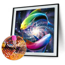 5D DIY Colorful Fish Diamond Painting Embroidery Cross Stitch Home Decorate A