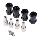 8x 12mm 15 / 20mm Wheel Hex Hub Extension Adapter for Car