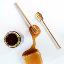 Long Handle Wood Honey Dipper Stick Honey Mixer Spoon Kitchen Tool (2pcs) A