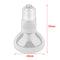 2Pcs B22 Reptile Heat Basking Lamp UVA Heater Glass Heat Emitter 220V 60W