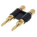 Binding Post for Banana Plug Speakers Power Amplifier Adapter, 2 Ways
