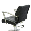 Salon Hairdressing Barber Chair Back Cover Hair Plastic PVC Waterproof Black