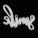 Smile Alphabet Metal Cutting Dies For DIY Scrapbooking Album Paper Cards M&O