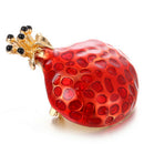 Enamel Pomegranate Brooch Pin Lapel Fruit Pin Gift Badge Buckle Collar JewelrySE