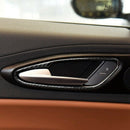 4 PCS Carbon Fiber Inner Door Handle Cover Trim Fit for Alfa Romeo Giulia 2