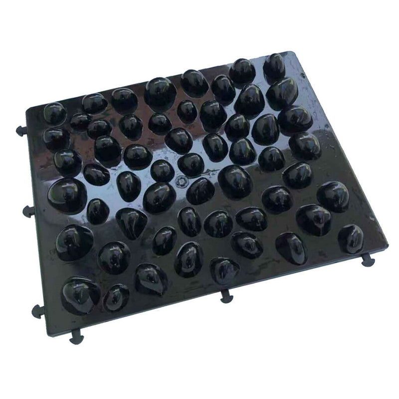 14x11'' Pebbles Foot Massager Mat Comfort Relaxing Blood Circulation Pad Bla
