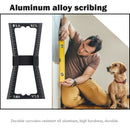 Aluminum Alloy Dovetail Gauge Wood Marking Connection Ruler for Woodworking