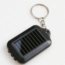 Portable Solar Power 3 LED Lamp Flashlight Torch Key Chain Y9K0