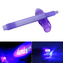 New 1pc Invisible Ink Spy Pen Built in UV Light Magic Marker Secret Message