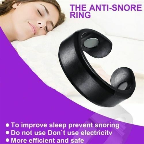 Hot Acupressure Stop Insomnia Sleep Aid Anti Snore Ring Stopper Magnetic Therapy