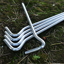 Tent / Tarp parts peg Question mark Nail Steel peg 18 cm 5 set E6N7