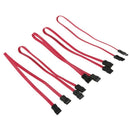 5x 18inch Serial ATA SATA RAID Data HDD Hard Drive Disk Signal Male to M Ca C6E8