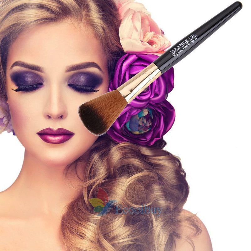 Makeup Cosmetic Soft Stippling Face Highlight Brush Blush Foundation Powder BB