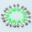 10X Metal and Plastic Fishing Bells Bobber Fish Bite Bait Alarm Kite Tackle