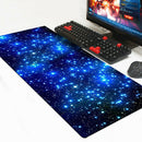 Large Blue Starry Sky Galaxy Anti-slip  Rubber Gaming Mouse Pad Keyboard Mat