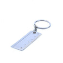 Key Ring Metal Ruler - Decoration for bags O9Z8