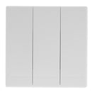 433MHz Wireless Smart Remote Transmitter Wall Panel Stick Switch  (3 Button A