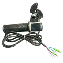 Electric Bicycle Twist Throttle with Lock LCD Display E Bike E-Scooter 36V EB3X6