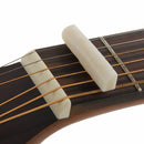 Fresh Buffalo Bone Bridge Saddle And Slotted Nut For 6 String Acoustic Guitar SP