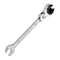 1pc Tubing Ratchet Wrench Spanners Flexible Head Alloy Steel Open End 16mm