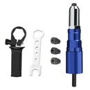 Rivet Gun Adaptor for Cordless Drill Electric Nut Riveting Riveter Insert