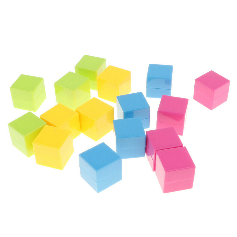 16pcs Geometric Solids Cubes - Math geometry Learning Visual Aids Mathematics