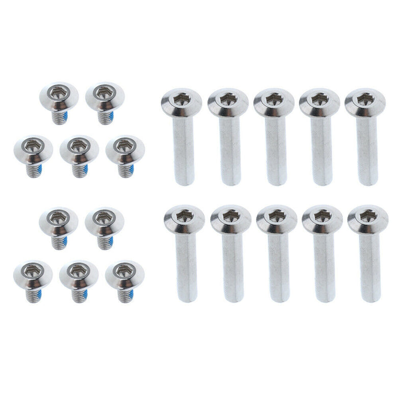 1 Set Inline Skate Wheel Screw Nail Replacement Roller Skates Nut Bolts 31mm