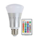 E27 10W RGB LED Remote Bulb Light Dimmable CW WW Color Changeable Home Lamp