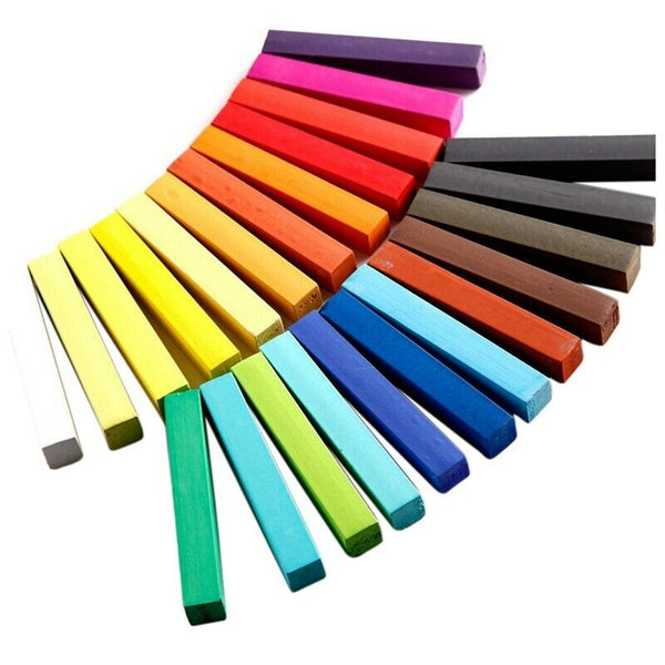 Kit 24 Color Hair Color Dye Temporary Hair Chalk V6T8