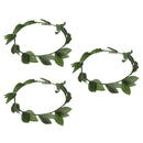 3-pack Roman Toga Laurel Green Leaf Wreath Headband Great Costume