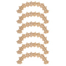 60pcs Novelty Waldorf Acorns DIY Unfinished Wood Craft Wedding Decoration
