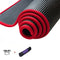 10Mm Thick Non-Slip Yoga Mat Nbr Fitness Pilates Mat Anti-Tearing Edge Begi O2O5