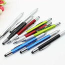 Multi-functional Level Ballpoint Pen Handy Tech Screwdriver Random (Black)