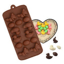 14 Cavity Cartoon Duck Rabbit Egg Silicone Mold Cake Baking Tool