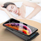 Electric LEDs Alarm Clock With Phone Wireless Charger Table Digital Thermometer