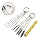 11Pcs Cleaner Practical Cleaning Kit Assorted Airbrush Nozzle Brush Durable V3Y9