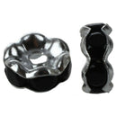 50 spacer metal 6mm metal beads spacer beads rhinestone Y9Y1