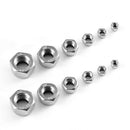 150 x self-locking hexagon nut 6 sizes M4 M5 M6 M8 M10 M12 assortment F6R7