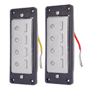 Set Mini  Pickup Bridge And Neck For 4 String Bass Guitar DIY Parts
