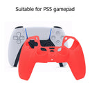 Cover for DualSense Non Slip Soft Silicone Case for PS5 Controller (Red) A
