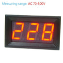 AC 70-500V Digital Voltmeter 0.56 inch LED Red 2 Wire Volt Voltage Test Meter
