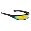 Futuristic Party Costume  Color Mirrored Lens Visor Sunglasses