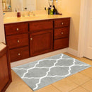 Kitchen Mat, Decorative Non-Slip Microfiber Doormat Bathroom Mats Shower Ru